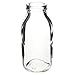 Produktbild 12 x kleine Vasen Glasflaschen 10,5 cm hoch Glasfläschen Landhaus Vintage Vase Flasche Glas klar mini Milchflaschen Dekoflaschen