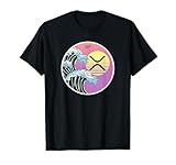 XRP Japanese Art Wave Crypto Cryptocurrency Logo T-Shirt
