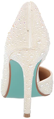 Betsey Johnson Pearl Embellished Stiletto Pumps #TOP25