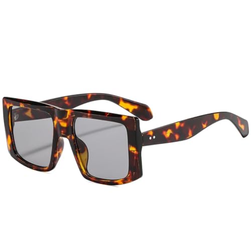 Lunettes de soleil oversize punk vintage pour femme et homme avec protection totale UV400