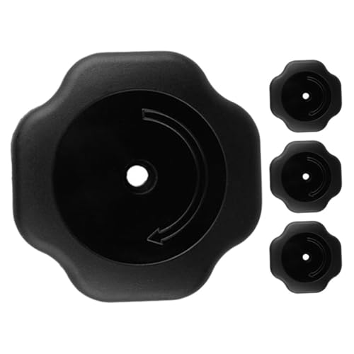 4 piezas de perillas de tapa de olla a presión a prueba de explosiones, reemplazo de asas de tapa de olla de plástico resistentes al calor para cocina y uso doméstico miniatura 1
