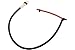 URO Parts 99661236500 Brake Pad Sensor, Front