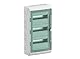 Schneider Electric Kaedra Mureva Kleinverteiler, Elektroinstallationsverteiler, Sicherungskasten für den Außenbereich, Aufputz, 3x12 TE, IP65, Artikelnummer 10344DE