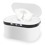 Feuchttücher Box, Feuchttücher Wärmer Mit LED-Nachtlicht & Ein/Aus-Schalter, Einstellbarer USB-Feuchttuchwärmer 40-60 ℃, Großraum-Spender Für Gängige Feuchttücher, Tragbarer Großraum Spender