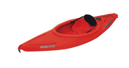 SUNDOLPHIN Sun Dolphin Aruba SS Sit-in Kayak (Red, 8-Feet)