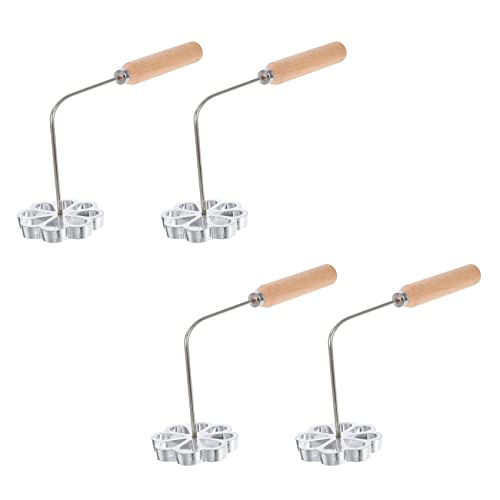 Rosetón para buñuelos de hierro con asa desmontable que asegura una fritura crujiente perfecta 2