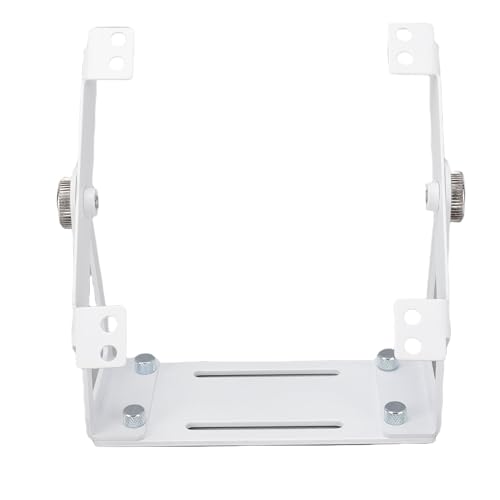 Fabater Obrotowy, Uniwersalny Uchwyt Wentylatora ze Stopu Aluminium, Regulowany Stojak o 360 Stopniach dla Wentylatorów Komputerowych 120 Mm 140 Mm, z Wstępnie Wywierconymi Otworami (WHITE)
