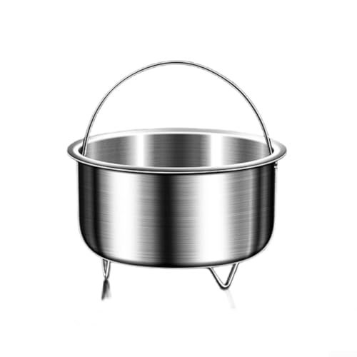 Honseadek Cesta de vapor de acero inoxidable, inserto de cocción versátil para una circulación uniforme del vapor, compatible con varias ollas y cocinas eléctricas (B)