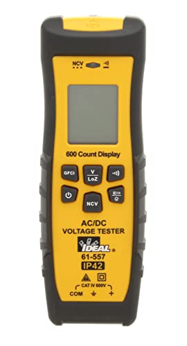 Ideal Electrical 61-557 Voltage and Continuity Tester w/LCD GFCI Flashlit and NCVT