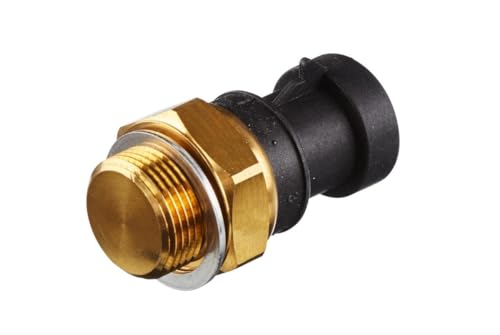 HELLA 6ZT 007 837-031 Interruptor de temperatura, ventilador del radiador - 12V - 3polos - Conector plano - atornillado - Salida doble/Contacto de cierre