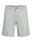 JACK & JONES Pantalones Cortos Jpstbowie Solid SRT Sn para Hombre, Aqua Gray, M