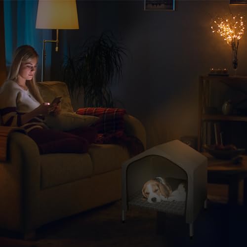Indoor Dog House  Dog Cave Bed Cat Cave Bed Dog Bed House Indoor Use for Small Pets | Sturdy and Stable Cat Tent Bed  Cucciolini Doodles Indoor dog house  dog cave bed cat cave bed dog bed house indoor use for small pets | sturdy and stable cat tent bed   cucciolini doodles
