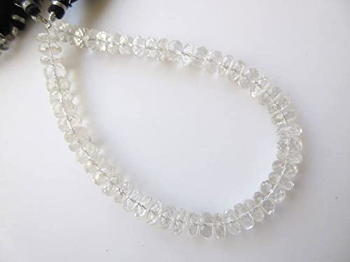 Perles de quartz transparent véritable taillées en facettes de 9mm, qualité supérieure gemme - 2