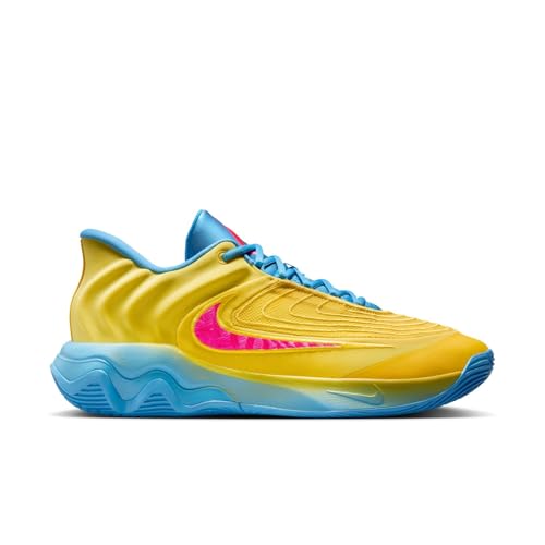 NIKE Giannis Immortality 4, Sneaker Hombre, Lightening Hyper Pink Universes, 42.5 EU