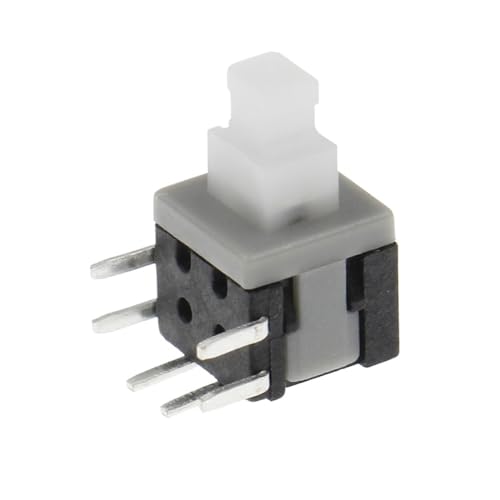 Interrupteur à clé DPDT 5.8x5.8mm bouton-poussoir marche arrêt auto-verrouillage PCB