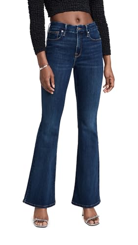 Good American Women's Good Legs Flare Jeans, Blue004, 00