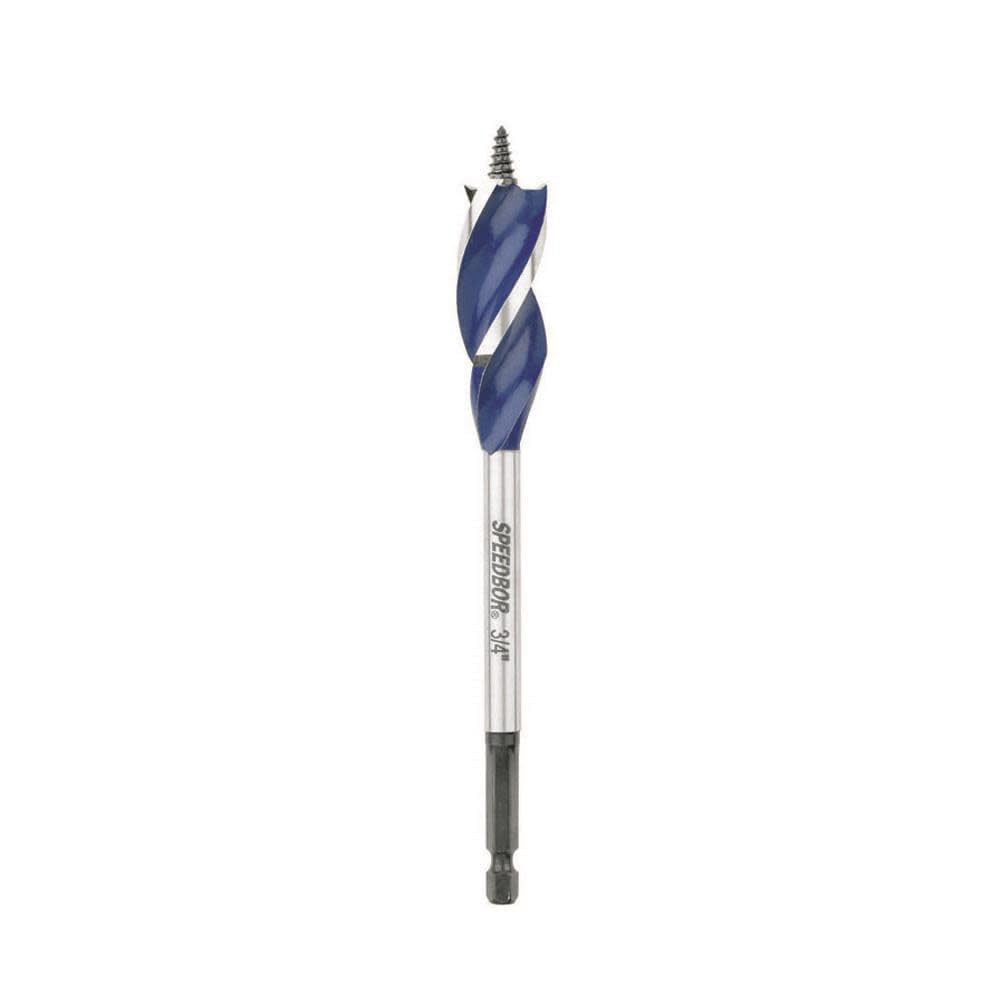 IRWIN SPEEDBOR Tri Flute Wood Drill Bit 3/4