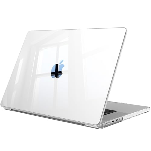 Fintie Hülle Kompatibel mit MacBook Pro 16 (2026-2021) M5 M4 M3 M2 M1 Pro/Max A3428 A3429 A3186 A3403 A2991 A2780 A2485, Ultradünne Hartschale Schutzhülle Kompatibel mit MacBook Pro 16, Transparent
