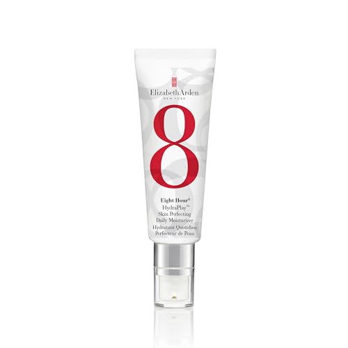 Elizabeth Arden Eight Hour HydraPlay™ Skin Perfecting Daily Moisturizer (45ml) Lightweight, Pore-Refining, Hydrating Vegan Cream for Face, Brightening Skin Primer