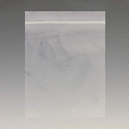 100 Grip Seal Bags 3.5 x 4.5 Inch 200g Strong Reusable Zip Lock by sent 4 u ltd