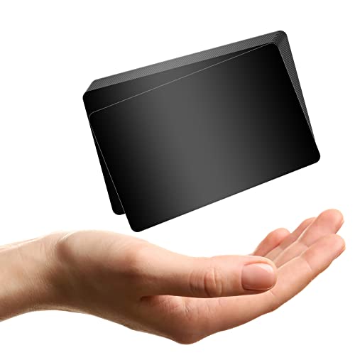 Tarjetas de visita de metal para grabado láser en tus reuniones de negocios y eventos de networking