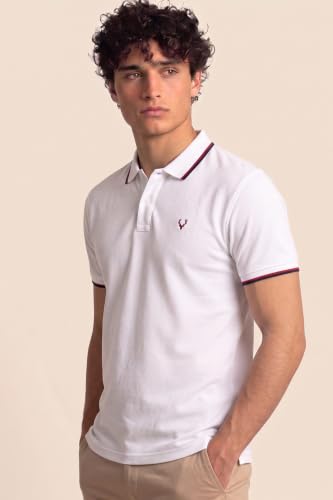 Buy Allen Solly Men’s Solid Polo T‑Shirt White - Image 4