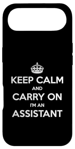 Keep Calm and Carry On I'm an Assistant - 面白い スマホケース iPhone Air 用