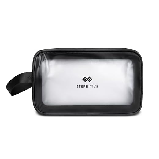 ETERNITIVE - Bolsa de Aseo Hombre | Neceser Viaje Mujer | Necessaire Impermeable e Transparente | Neceser de Aseo Colgante | Bolsa de Cosméticos para Casa e Viaje