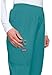 Cherokee Women's Workwear Elastic Waist Cargo Scrubs Pant, Teal Blue, Medium