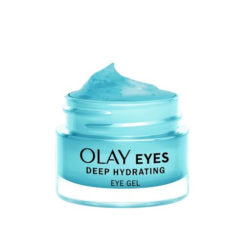Olay Hydrating Eye Gel Deep Hydrating Eye Gel for Tired Dehydrated Skin with Antioxidant Niacinamide and Cooling Aloe. Plumps Cools and Hydrates Fast-Absorbing & Fragrance Free 15ml
