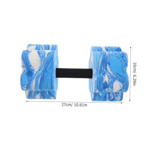 Mancuernas acuáticas para yoga y fitness color azul miniatura 2