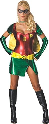 Rubies Women's Secret Wishes DC Comics Flirty Robin Costume, Green, Small