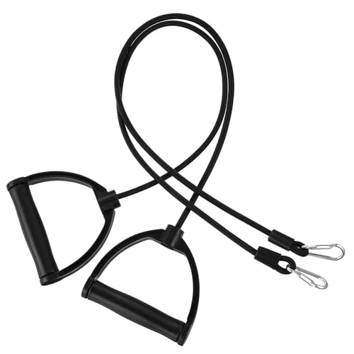 CVUTOVO Bandas de Resistencia para Step de Fitness Gomas Elásticas Ejercicio, Doble Hebilla y Asas de Nylon para Uso Profesional y Personal