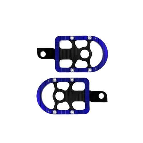 Repose-pieds moto contre la fatigue du passager sur Sportster XL bleu