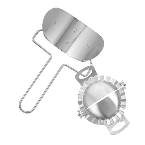 OHPHCALL 1Set Stainless Steel Dumpling Manual Dumpling Skin Cutter Kitchen Tool for Empanadas Ravioli and Pot Stickers and Easy to Clean Professional Seal Design