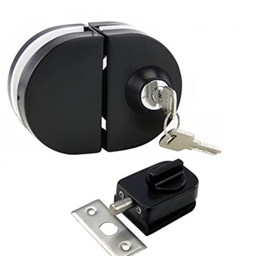 Serrure à chaîne en acier inoxydable design noir mat pour porte