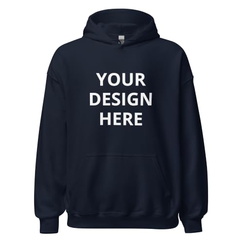 Image of Maydear Custom Hoodie Unisex Pullover Sweatshirt | Personalized with Photo, Logo or Text, For Men & Women
