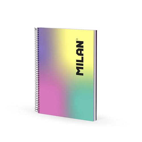 Cahier A4 à spirale MILAN Sunset 95g d'une robustesse exceptionnelle