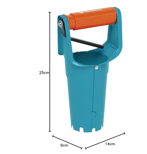 GARDENA Bulb Planter: Ideal garden accessory for planting flower bulbs, with automatic release and depth scale, planting assistant of steel with a Duroplast coating (3412-20) - 8