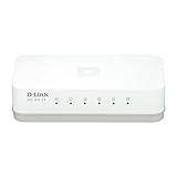 D-Link Switch de red, 10/100 Mps, Color Blanco, 5 puertos
