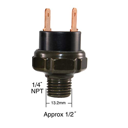 90-120 Psi Air Pressure Switch Tank Mount Type Thread 1/4" Npt 12V/24V For Train/Air Horn 1/4Inch #TOP1
