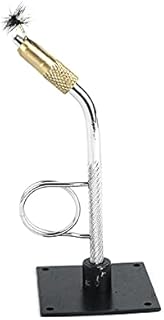 Hilary Portable Fly Tying Vise with Base Rotary C-Clamp Fish Tackle Kit Travel Alloy Fly Fishing Tackles Hook Binding Tool