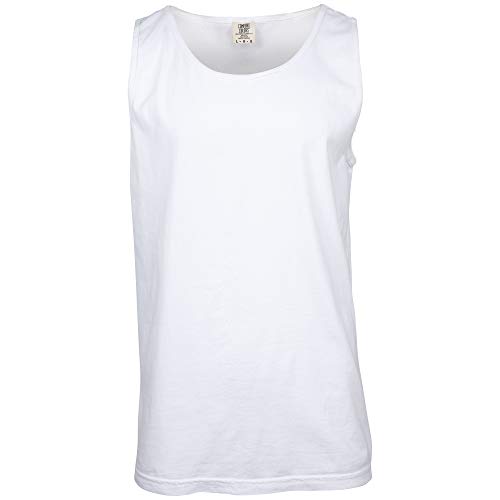 Comfort Colors Men's Adult Tank Top, Style 9360, White, X-Large