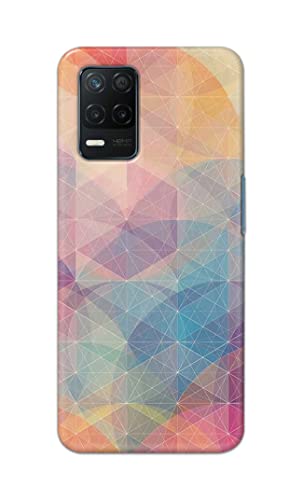 Image of Printed Hard Back Cover Case for Realme 8 5G | Realme 8S 5G Back Cover (Crumpled Paper Design) -1803