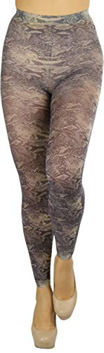Image of ToBeInStyle Women's Footless Opaque Animal Zebra Tiger Tights Hosiery
