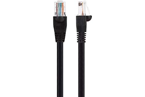 Maplin Ethernet Cable 10M Black CAT6 Gigabit UTP LAN Network Cable RJ45 High-Speed 10Gbps Compatible with Laptop/PC, CCTV, PS4/5, Xbox, Switch, Modem, Router, Smart TV, Printer, Sky Box, WiFi Extender