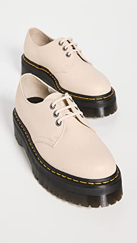 Image of Dr. Martens Womens 1461 Quad Smooth Leather Platform Shoes