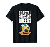 Photo Gallery coastal kings and queens shirt funny beach volleyball maglietta Photo Gallery coastal kings and queens shirt funny beach volleyball maglietta