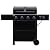Kenmore 4-Burner 53,000 BTU Gas Grill Bundle with Side Burner and 56" Weatherproof Grill Cover