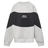 [Oakley] YTR QD FLEECE BLOCK CREW 10.0 ユニセックス子供 FOA408323 (27B) NEW ATHLETIC GREY US L サイズ (日本 L 160cm相当)